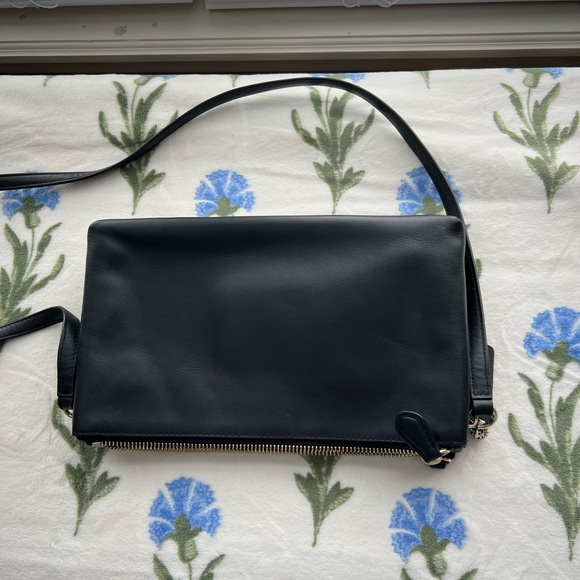 Coach Black Leather Crosby Crossbody Bag - Picture 6 of 10